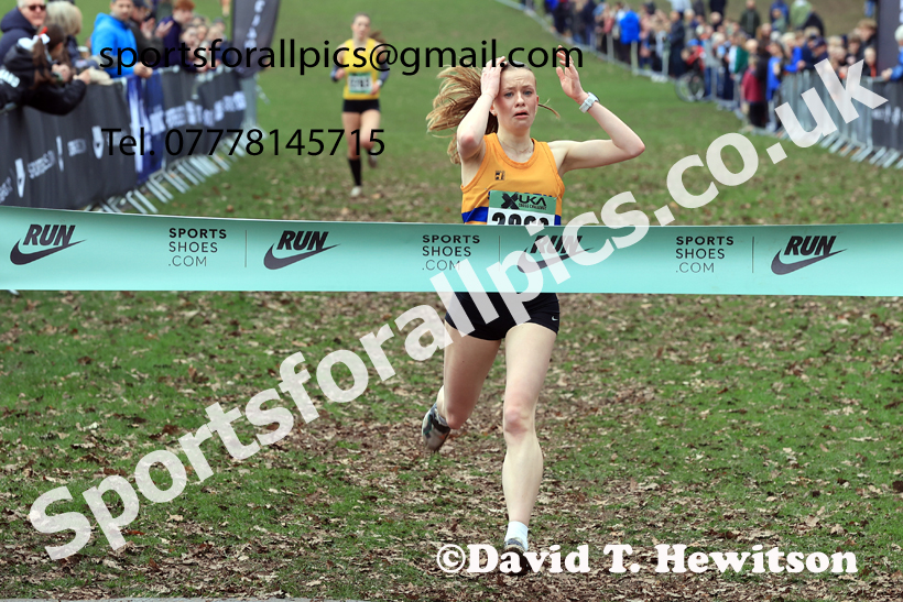 Womens Under-20s 2026 UK CAU Inter Counties Cross Country, Wollaton Park, Nottingham. Photo: David T. Hewitson/Sports for All Pics